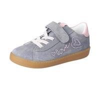 RICOSTA 50 7501500/140 Mädchen Sneaker Low Rauleder in blau - Gr. 33