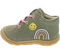 RICOSTA Mädchen Stiefel MECKI, Baby und Kleinkinder Lauflernschuhe, Weite: MITTEL, lose Einlage, terracare, eukalyptus/Regenbogen (530), 19 EU