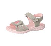 RICOSTA Mädchen Riemchensandalen MIMA, Kinder Sandalen, Weite: Mittel, offene Schuhe, Strandschuhe, bequem, eukalyptus/Blush (Erdbeere) (530), 32 EU