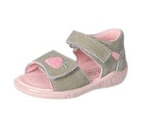 RICOSTA Mädchen Riemchensandalen Mimi, Kinder Lauflernschuhe, Weite: Mittel, Sommersandalen, bequem, eukalyptus/Blush (Erdbeere) (530), 26 EU