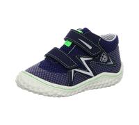 Ricosta Patti 1700502180 Nautic (blau) - Halbschuh Schnürschuh für Jungen Baby - Barfußschuhe KINDER, Blau für Kinder, blau, Größe 21 EU