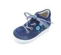 Ricosta Pepino Kinderlaufschuh Prisja in nautic mit Blumen Blau - Gr. - 21