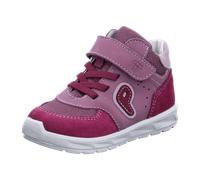PEPINO Ricosta Mädchen Stiefel Pino,Kinder Boots,WMS:Weit,lose Einlage,Leder,Kids,Kinderschuhe,Klettstiefel,Fuchsia/Purple (340),28 EU