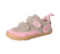 qnuffs Halbschuhe Veloursleder Grau/Rosa - 25