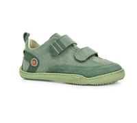 qnuffs - Kid's Ahorn Leather - Barfußschuhe, Gr. 28, grau (River/Salbei)