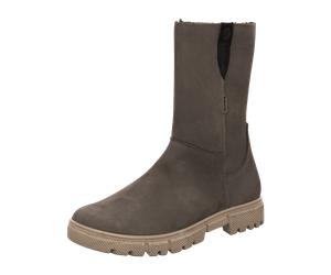 Ricosta Ria 8000802580 Timo (Grau) - Stiefel mit Futter - Kinderschuhe Gefütterte Kinderstiefel Gr. 18 - 42, Grau, leder (daino/wasserdicht), absatzhöhe: 15 mm für Kinder, braun, Größe 35 EU