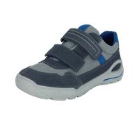 RICOSTA Jungen Low-Top Sneaker Rider, Kinder Halbschuhe, Weite: Mittel, lose Einlage, Klettverschluss, straßenschuhe, Carbon/hellgrau (490), 33 EU