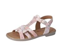 RICOSTA Riemchensandalen BIRTE - rutschfeste Mädchen-Sandalen - Flache Sandalen für Kinder - Echtleder-Sandaletten - Rose 310