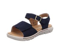 RICOSTA Mädchen Sandalen Samira, Kinder Sommerschuhe, Weite: Mittel, offene Schuhe, Strandschuhe, Sandaletten, Klettverschluss, Nautic (170), 37 EU