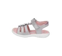 RICOSTA Mädchen Riemchensandalen Cleo, Kinder Sandalen, Weite: MITTEL, Sandaletten, Sommersandalen, bequem, flach, Sommerschuhe, Graphit (450), 31 EU