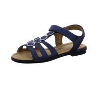 female Riemchen Sandalen blau 38