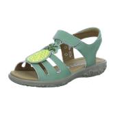 RICOSTA Mädchen Riemchensandalen Clarissa, Kinder Sandalen, Weite: MITTEL, flach, Sommerschuhe, Freizeitschuhe, offene Schuhe, eukalyptus (530), 32 EU