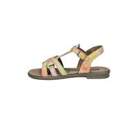 RICOSTA Mädchen Riemchensandalen BIRTE, Kinder Sandalen, Weite: MITTEL, Sommersandalen, bequem, flach, Sommerschuhe, offene Schuhe, neonpink (331), 33 EU