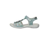 RICOSTA Mädchen Sandalen Cleo, Kinder Sommerschuhe, Weite: Mittel, Sandaletten, Klettverschluss, Freizeitschuhe, Jade (520), 24 EU