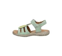 RICOSTA Mädchen Riemchensandalen Clarissa, Kinder Sandalen, Weite: MITTEL, Strandschuhe, Sandaletten, Sommersandalen, bequem, eukalyptus (530), 27 EU