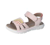 RICOSTA Mädchen Riemchensandalen Sarah, Kinder Sandalen, Weite: MITTEL, Freizeitschuhe, offene Schuhe, Strandschuhe, Sandaletten, Nude (310), 28 EU