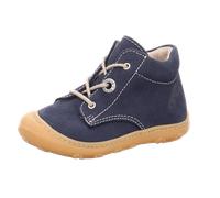 RICOSTA Unisex Stiefel Cory, Baby und Kleinkinder Lauflernschuhe, Weite: MITTEL, lose Einlage, terracare, schnürstiefel, Leder, See (170), 18 EU