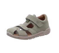 RICOSTA Unisex Kletthalbschuhe KASI, Baby und Kleinkinder Lauflernschuhe, Weite: Mittel, Turnschuhe, Laufschuhe, Klettschuhe, eukalyptus (530), 21 EU