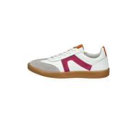 RICOSTA Mädchen Schnürhalbschuhe London, Kinder Hallenschuhe Kinderschuhe, lose Einlage, Freizeitschuhe, Turnschuhe, Laufschuhe, Weiss/Stein/pink (810), 37 EU