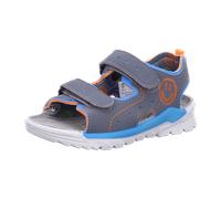 RICOSTA Jungen Sandalen SURF, Kinder Sommerschuhe, Weite: Weit, waschbar, Outdoorsandalen, Klettverschluss, Freizeitschuhe, Graphit/Sky (440), 26 EU