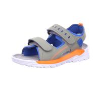 RICOSTA Jungen Sandalen TAJO,Kinderschuhe,WMS:Mittel,waschbar,Outdoorsandalen,Halbschuhe,Klettverschluss,eukalyptus/grau (530),33 EU