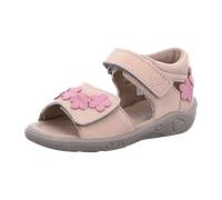 RICOSTA Mädchen Riemchensandalen Tildi, Baby und Kleinkinder Lauflernschuhe, Weite: SCHMAL, offene Schuhe, Strandschuhe, bequem, Natural (620), 21 EU