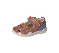 RICOSTA Unisex - Baby Kletthalbschuhe KASPI,Kinder Lauflernschuhe,WMS:Mittel,Klettschuhe,Strassenschuhe,Sneaker,Cognac/Reef (270),20 EU