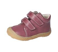 RICOSTA Unisex - Baby Lauflernschuhe Chrisy,Kinder Boots,WMS:Mittel,lose Einlage,Klettstiefel,Booties,Leder,Pflaume (380),21 EU