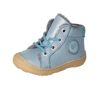 RICOSTA Unisex - Baby Lauflernschuhe Georgie,Kinder Boots,WMS:Mittel,lose Einlage,schnürschuhe,schnürer,schnürstiefelchen,Arctic (130),24 EU