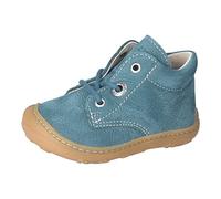 RICOSTA Unisex - Baby Stiefel Cory,Kinder Lauflernschuhe,WMS:Mittel,lose Einlage,schnürstiefel,Booties,Leder,Storm (540),18 EU