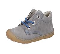 RICOSTA Unisex - Baby Stiefel Cory,Kinder Lauflernschuhe,WMS:Mittel,lose Einlage,terracare,schnürstiefel,Booties,Leder,Graphit/blau (470),22 EU