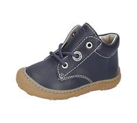 RICOSTA Unisex - Baby Stiefel Cory,Kinder Lauflernschuhe,WMS:Weit,lose Einlage,schnürstiefel,Booties,Leder,Nautic (180),20 EU