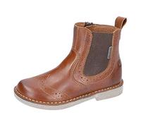 RICOSTA Unisex - Kinder Stiefel DALLAS, Weite: Mittel (WMS), chelsea boot kurzstiefel reißverschluss kids kleinkinder,cognac,25 EU / 7.5 Child UK