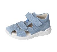 RICOSTA Unisex Low-Top Sneaker Kasi, Baby und Kleinkinder Lauflernschuhe, Weite: MITTEL, Klettverschluss, Halbschuhe, straßenschuhe, Jeans (141), 22 EU