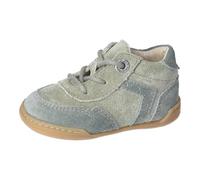 RICOSTA Unisex Schnürhalbschuhe Eddy, Baby und Kleinkinder Lauflernschuhe, Weite: MITTEL, lose Einlage, Barfuß-Schuh, eukalyptus/Salbei (530), 21 EU