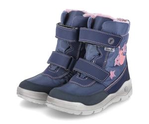 Ricosta Winterstiefeletten AILEEN - Gr. 27 - Blau - Textil & Synthetik