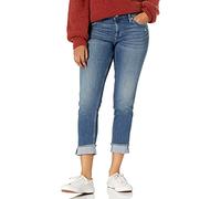 Riders by Lee Indigo Women's Fringe Cuff Boyfriend Jean