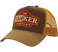 Rokker Schirmmütze Ridge Trucker Snapback Cap Mütze Kappe Truckercap, Braun