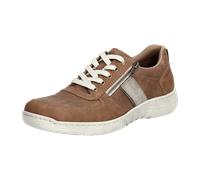Schnürschuh RIEKER Gr. 42, braun Herren Schuhe Schnürhalbschuhe mit Außenreißverschluss, Freizeitschuh, Halbschuh, Schnürschuh (84771945-42)