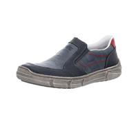 Rieker 04052-12 Herren Slipper Leder blau blau