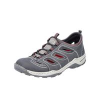 Rieker Herren Low-Top Sneaker 08065, Männer Halbschuhe,straßenschuhe,Strassenschuhe,Sportschuhe,Freizeitschuhe,Turnschuhe,grau (46),44 EU / 9.5 UK
