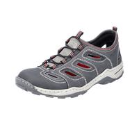Rieker Herren Low-Top Sneaker 08065 – Halbschuhe, grau – Gr. 42 EU / 8 UK