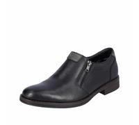Slipper RIEKER Gr. 45, schwarz Herren Schuhe Slipper mit Reißverschluss an der Seite (87296943-45)