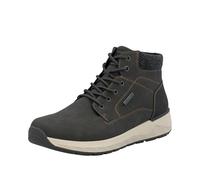 Winterboots RIEKER, Herren, Gr. 47, dunkelgrau, schwarz, Lederimitat, Textil, Schuhe Winterboots, Schnürboots, Stiefelette mit wasserabweisender riekerTEX-Membran (79865264-47) dunkelgrau, schwarz