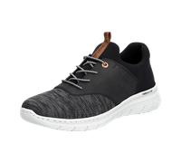 Rieker Herren Low-Top Sneaker 13150, Männer Halbschuhe,schnürschuhe,schnürer,Plateausohle,straßenschuhe,Strassenschuhe,schwarz (00),40 EU / 6.5 UK
