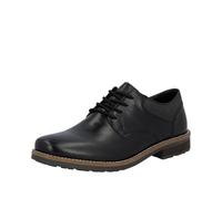 Rieker Schnürhalbschuh 13200 – Herren, Leder/Textil, Schwarz, Größe 40