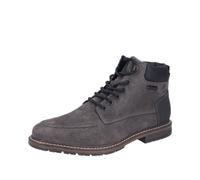 Schnürstiefelette RIEKER "Rieker Stiefelette Leder", Herren, Gr. 41, asphalt, Leder, Schuhe (25962125-41) asphalt
