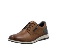 Rieker Schnürschuhe 14706 Herren Gr. 45 Braun Glattleder mit weicher Innensohle Business