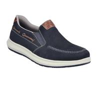 Rieker 16968 Bootsschuh zum Reinschlüpfen, blau, 8 UK