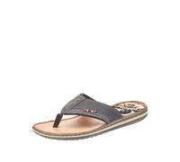 Rieker 21084, Herren Zehentrenner, Schwarz (schwarz/anthrazit/schwarz), 43 EU (9 UK)